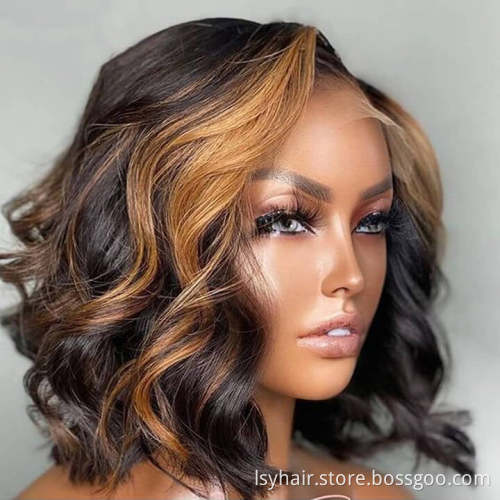 Cheap Wholesale Transparent HD Full Lace Human Hair Wig Brazilian Virgin Hair Lace Frontal Wig HD Lace Front Wig For Black Women